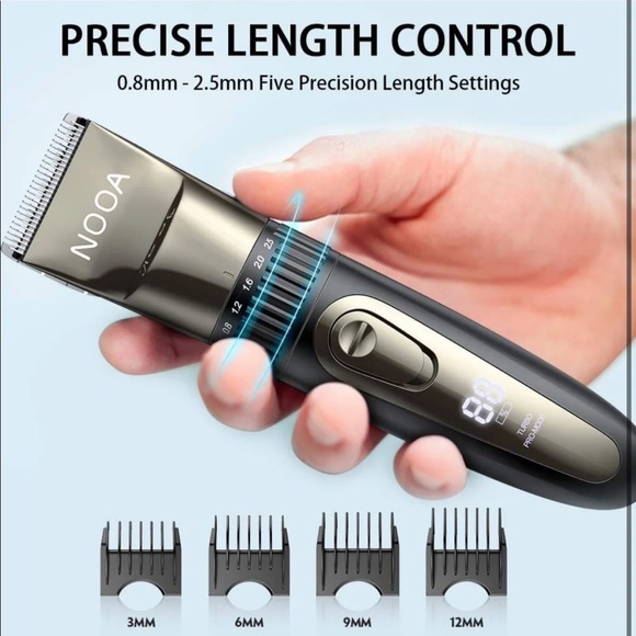 Mens Electirc Waterproof Hair trimmer clippers - Picture 3 of 8